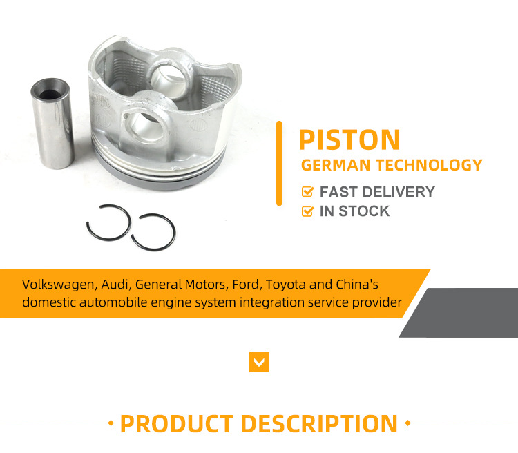Engine Piston 13101-37081 Is Suitable for Toyota Corolla 1Zr 1.6L Engine Std