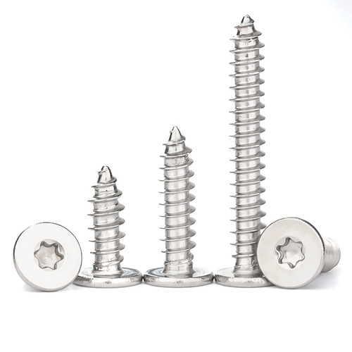304 stainless steel plum blossom slot large flat head self-tapping screws thin head self-tapping screws M2.6M3M5 flat head screws