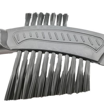 Cepillo de bicicleta tipo gancho cepillo de limpieza cepillo de cadena Placa de dientes limpieza y mantenimiento cepillo de limpieza de placa de presión del volante