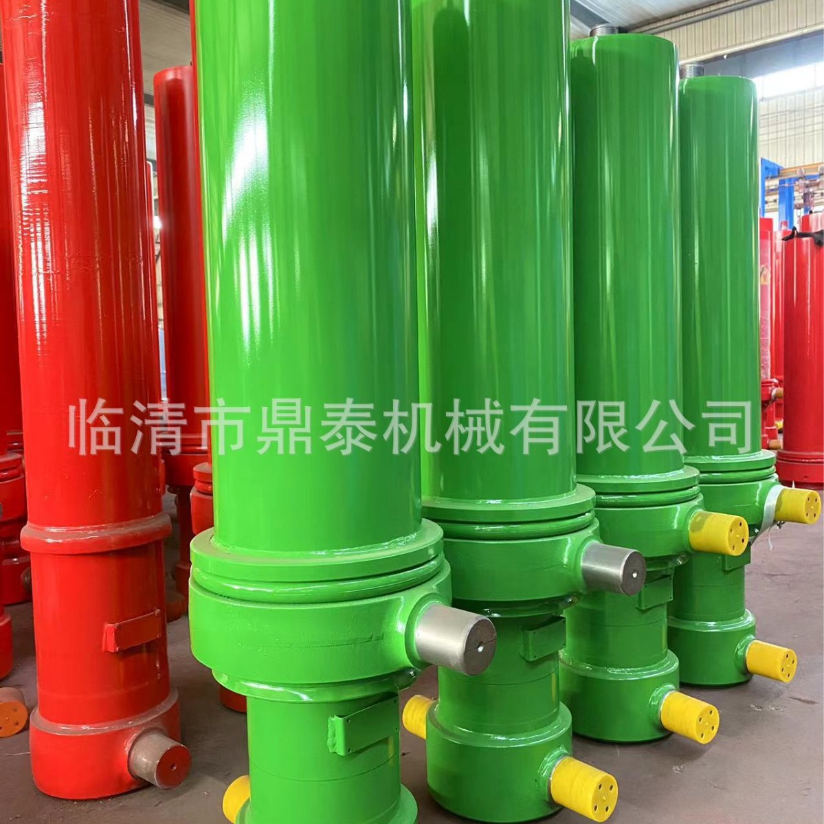 多级伸缩液压缸自卸车前顶式举升液压千斤顶厂家发货翻斗车