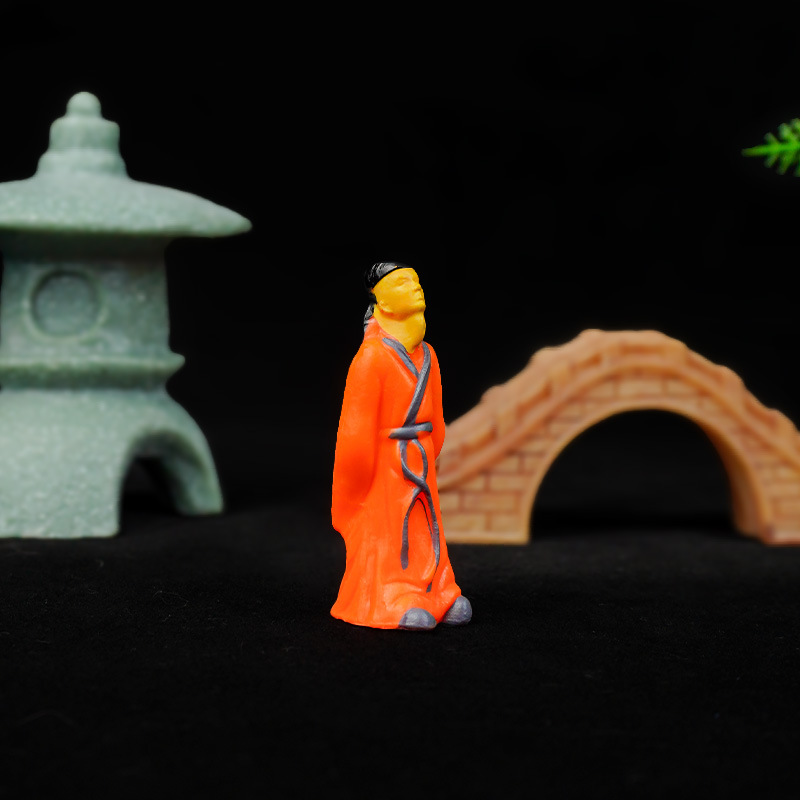 Bonsai paisajismo, poemas, adornos de personajes, piedras absorbentes, piedras de agua, decoraciones de rocalla, pequeños adornos, peceras