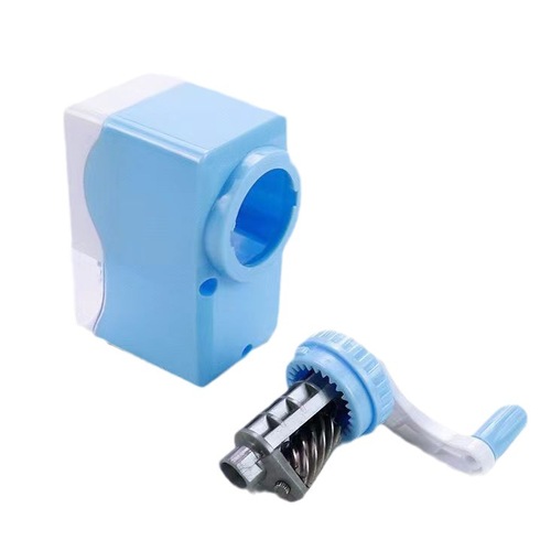 Hand-crank pencil sharpener automatic lead feeder cartoon pencil sharpener for children, primary school students, pencil sharpener wholesaler