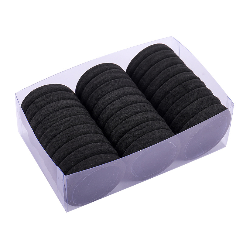 Estilo coreano accesorios para el cabello gran tamaño mediano Pequeño anillo de toalla alta elástica grande grueso anillo de pelo sin costura