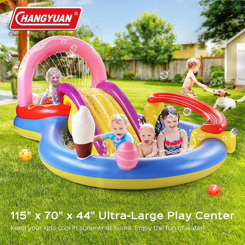 Factory Customized Pvc Inflatable Kidsren's Play Pool, Backyard Garden Kidsren's Paddling Pool, Play Swimming Pool