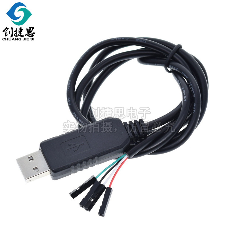 TTL download line USB to TTL/COM PL2303HX module 5v nine brush line RS232 serial port