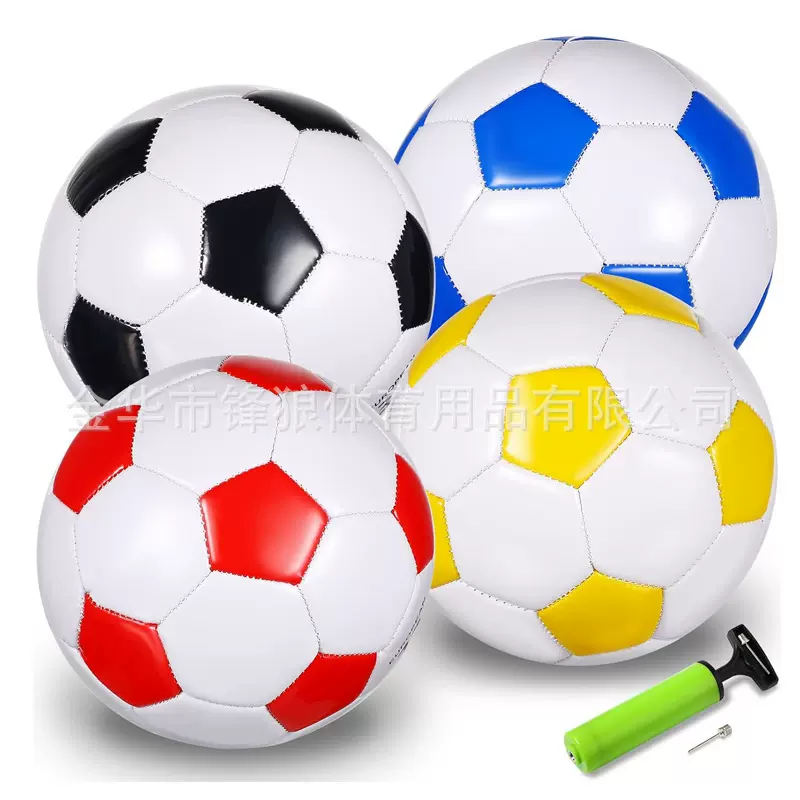 厂家批发3号4号5号足球黑白块足球儿童足球PU球玩具球足球训练用