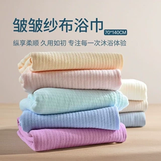 纱布棉大浴巾春夏薄款棉家用洗澡成人裹巾柔软速干吸水套巾