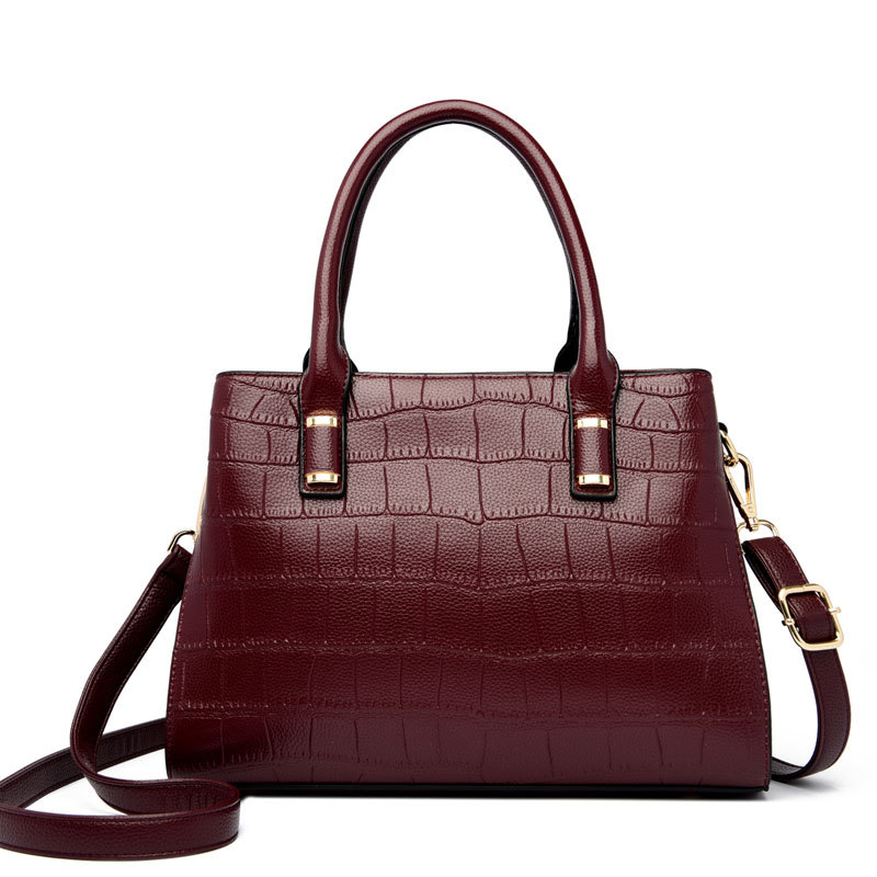 Big bag 2024 New Fashion work commuter tote bag fashionable elegant shoulder messenger handbag women's bag_voghion.com
