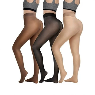 26年tk爆款 Fleece Lined Sheer Tights 光腿神器打底裤跨境连裤