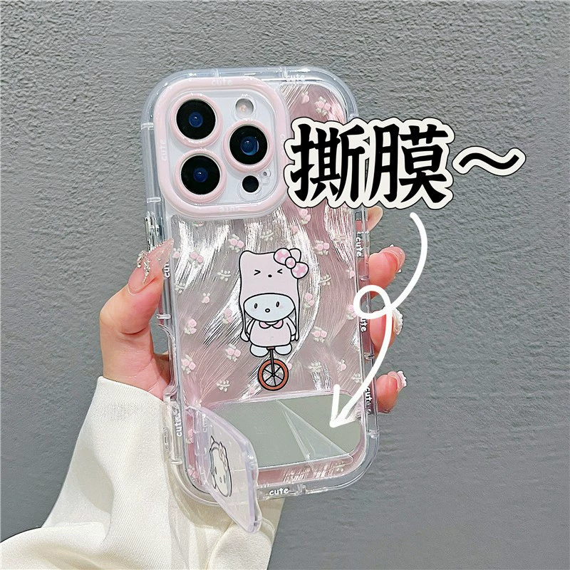 Apple, Hello Kitty, совместимый iPhone 15, чехол для телефона, трубка, браслет, iPhone13 Pro, объектив, iphone, 8