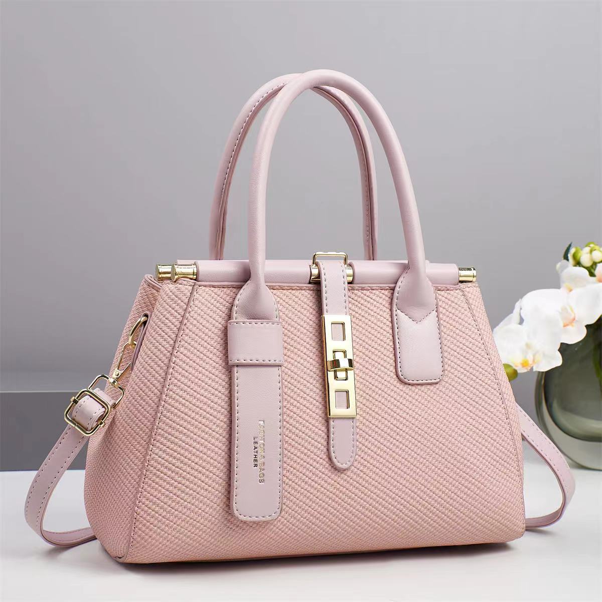 Bolso simple de gran capacidad para mujer 2025 nuevo bolso de hombro casual de todo fósforo de moda para estudiantes