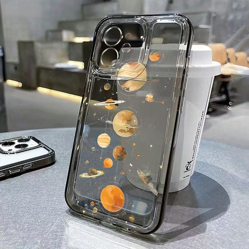 Interstellar Universe para iPhone 15promax funda para teléfono móvil Europa y América Apple 16 anti-caída 14pro1 3/12 nuevo