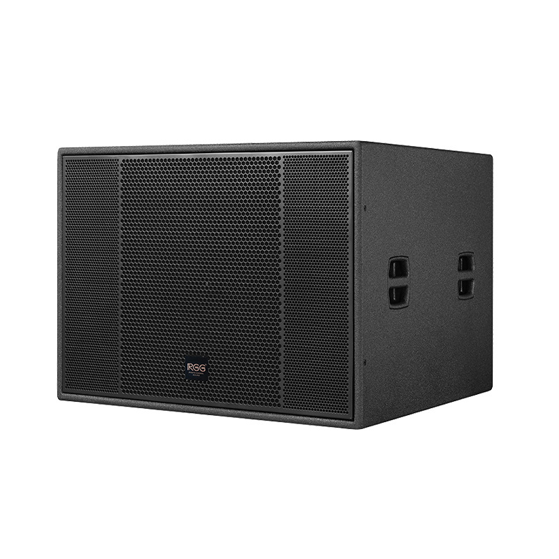 Altavoz pasivo RGG de 18 pulgadas, subwoofer profesional para exteriores, ultra baja frecuencia, alta potencia, para presentaciones en escenario, altavoz de madera