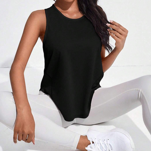Summer new Xishi ranked yoga vest mesh breathable racecourse back sports quick-drying and cool loose top