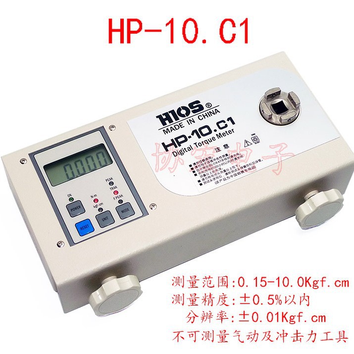 HIOS HP-10.C1 HP-100.C1 数显电动螺丝刀测力仪电批扭力计点检仪