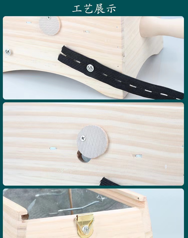 Wooden Moxa Box Moxibustion Device for Abdomen Knees Full Body Multi Needle Multi Column Solid Wood specifications