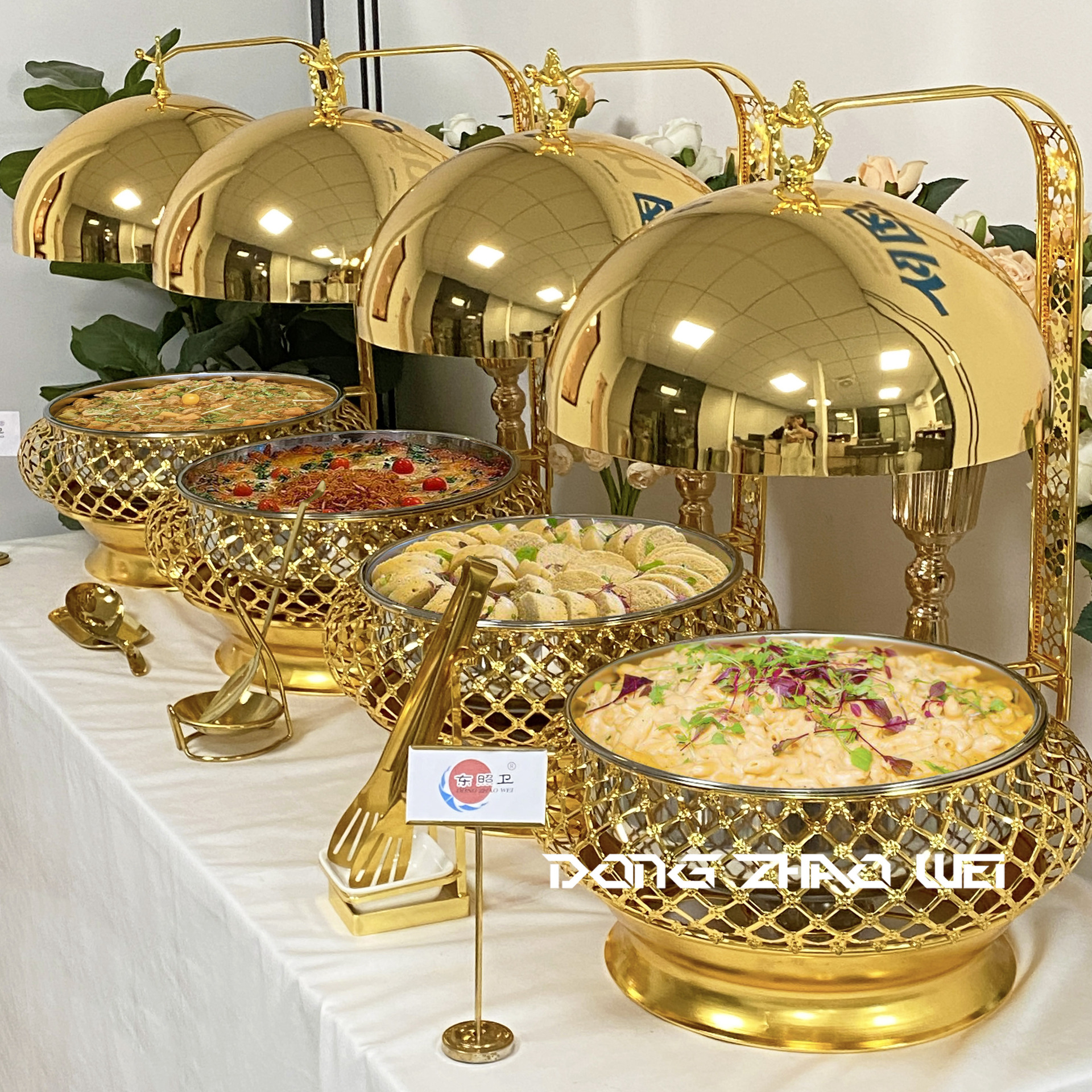 Nuevo Oriente Medio África dorado horno buffet horno de boda horno aislante exportación transfronteriza comida de boda
