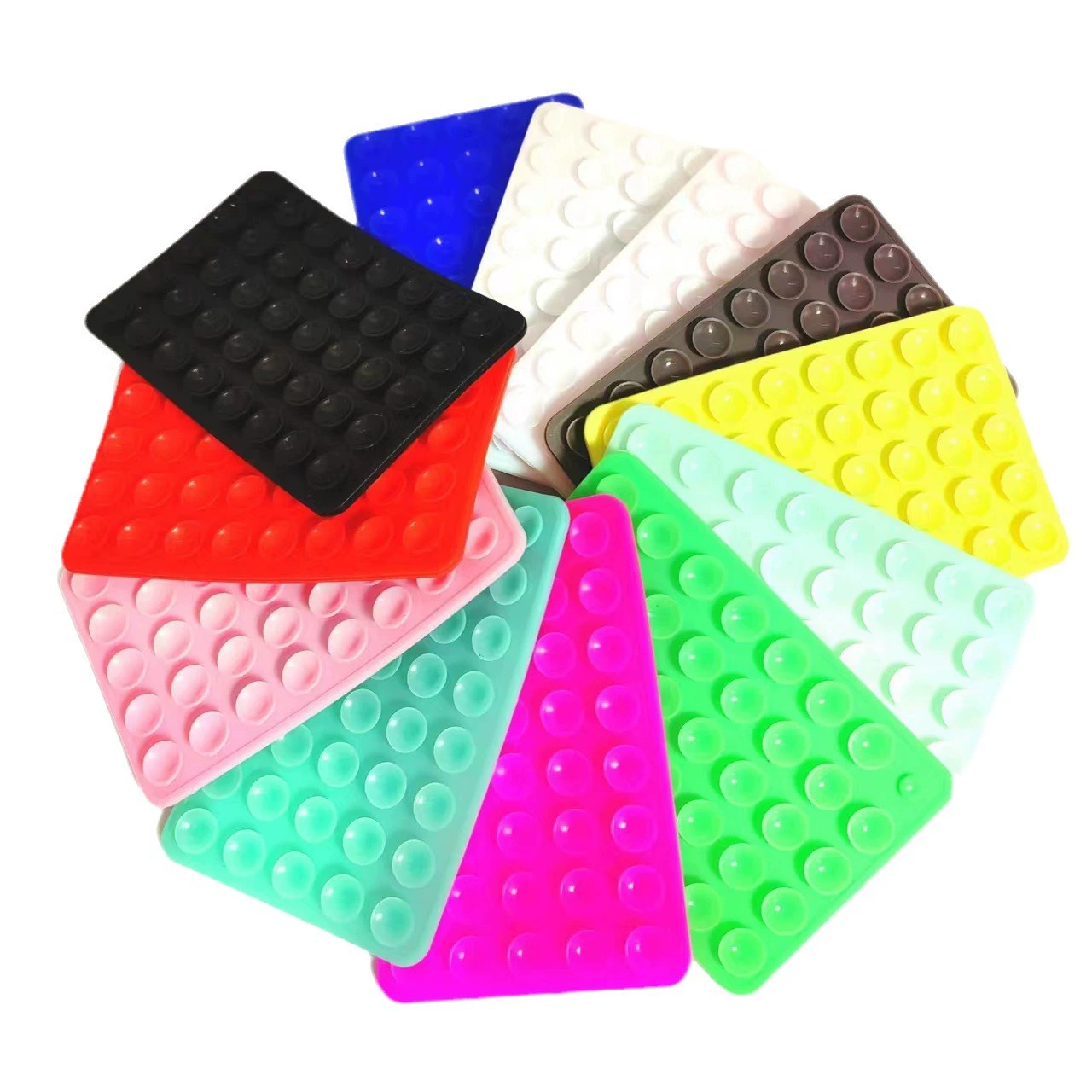 Multifunctional silicone double-sided square self-adhesive non-slip mobile phone, 40