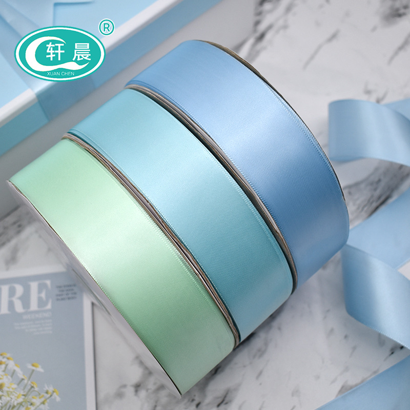 3.8cm encrypted polyester ribbon, multi-color available, for packaging, gift band, bow tie, decorative ribbon