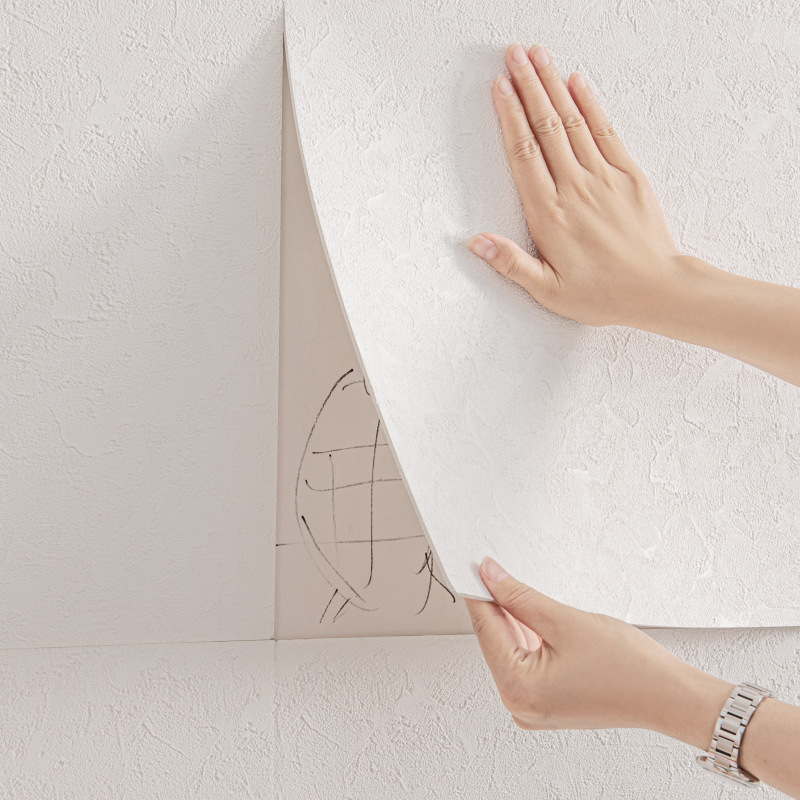 Fábrica transfronteriza porcelana suave al por mayor piedra flexible ligera de lujo agujero azulejos de piedra pegada cocina pared autoadhesivo papel pintado impermeable