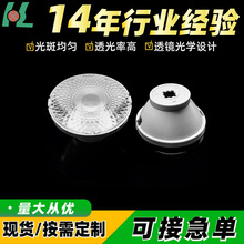 37直径8度聚光透镜led透镜5050舞台灯一束光聚光透镜3535亚克力透