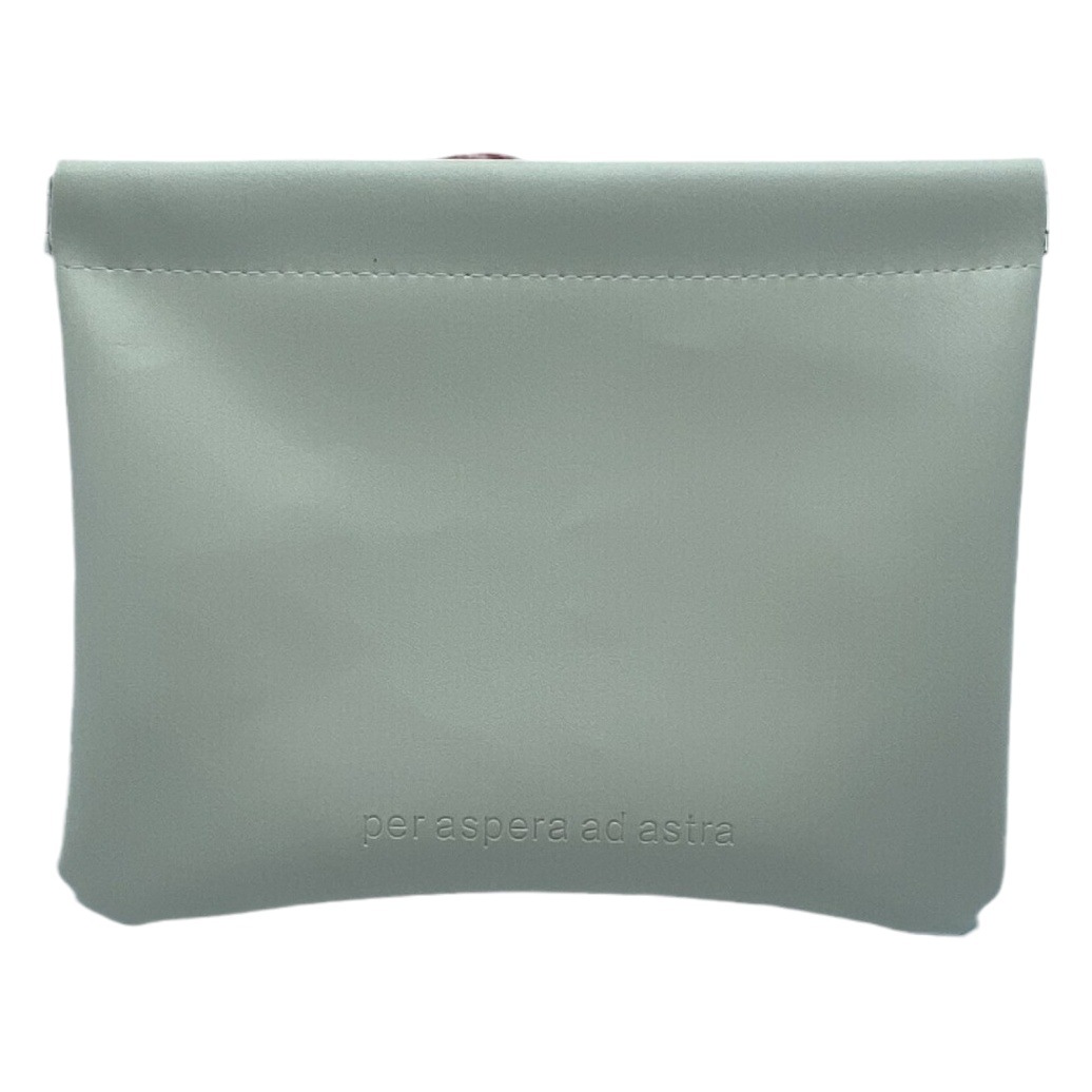 Fábrica al por mayor pieza de primavera pu auricular automático boca apretada bolsa de almacenamiento inalámbrico auricular cable de datos Portátil Bolsa de metralla