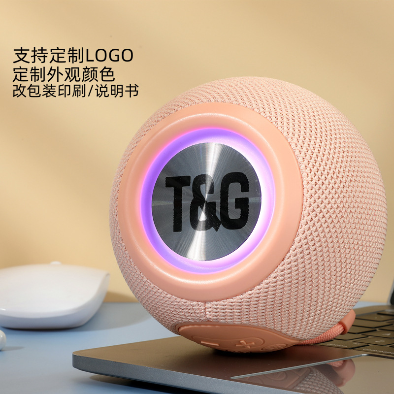 TG337音響bluetoothスピーカー円形布芸デスクトップ小音響家庭用無線屋外bluetooth音響重さが低い|undefined