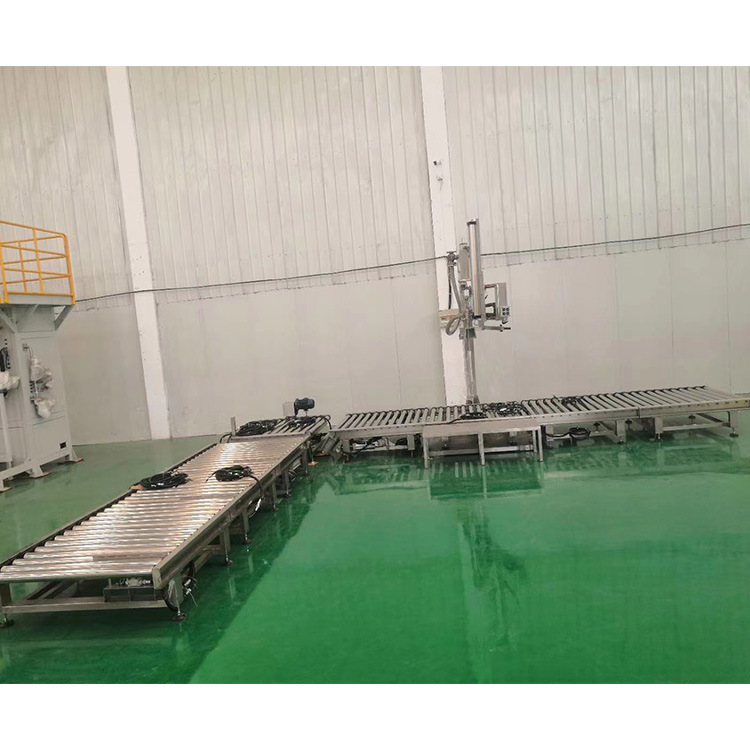 工业全自动流水线电子秤自动称量输送码垛一体机