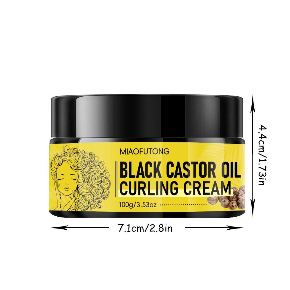 Especial transfronterizo para CURLDEFINING CREAM Crema de cabello rizado hidratante y esponjoso, modelado y modelado sin elastina dura image 12
