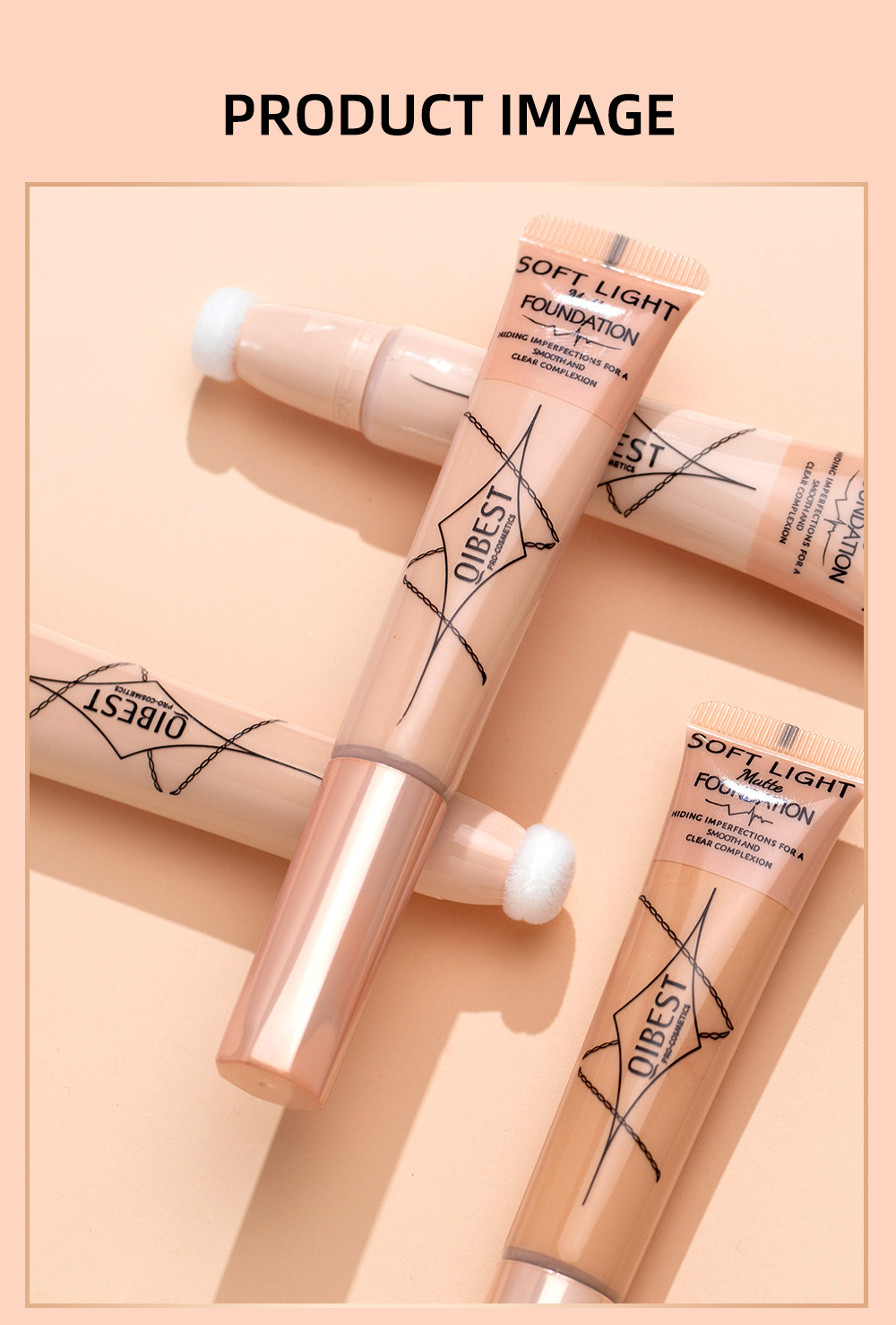 Carina QiBest – correcteur à coussin d'air, liquide mat, couvre les Pores invisibles, crème de fond de teint hydratante naturelle_voghion.com
