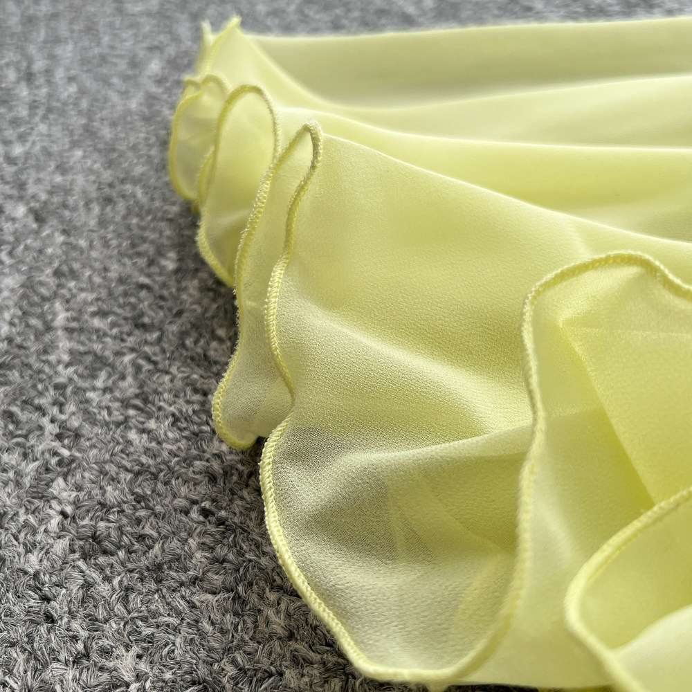 French Style Halter Neck Sleeveless Ruffle Dress Korean Summer High Waisted Cake Skirt Vacation Elegant Long Dress for Women_ecoleips.com