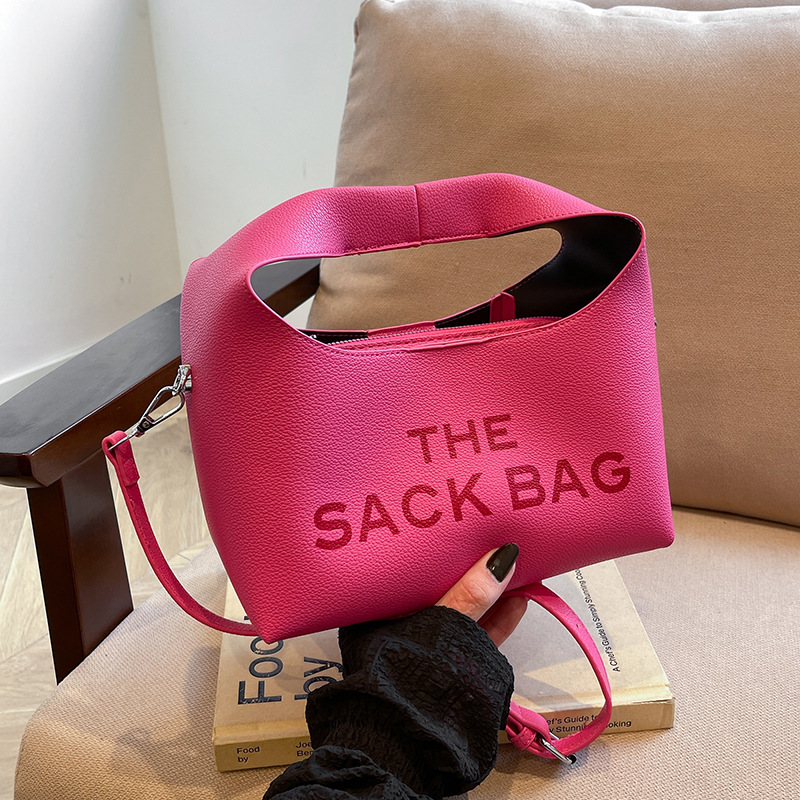 跨境包包女包新款欧美时尚印花字母手提包小众斜挎水桶包