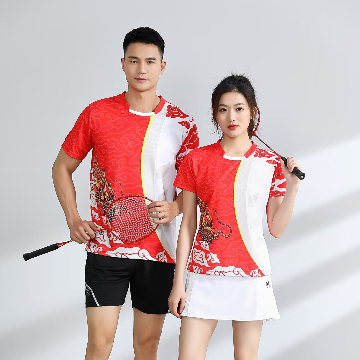 Speed wholesale printing team clothes quick dry gas volleyball suit table tennis suit new badminton suit sports suit men and women