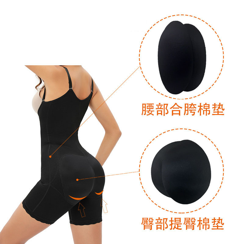 Foreign Trade Europe and the United States Hip Hip Pad Cotton Siaman Body Shaping Clothes Belly-lifting Hip-lifting Body-fitting Slim-fitting Thin Waist Abdominal Pants