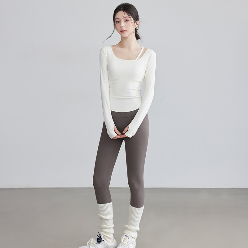 Albumin + khaki yoga pants [selected set] / S [recommended weight 42.5-47.5kg ]
