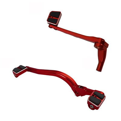 Motorcycle pedals – Gear Shift Lever - red-gear-lever-brake-lever