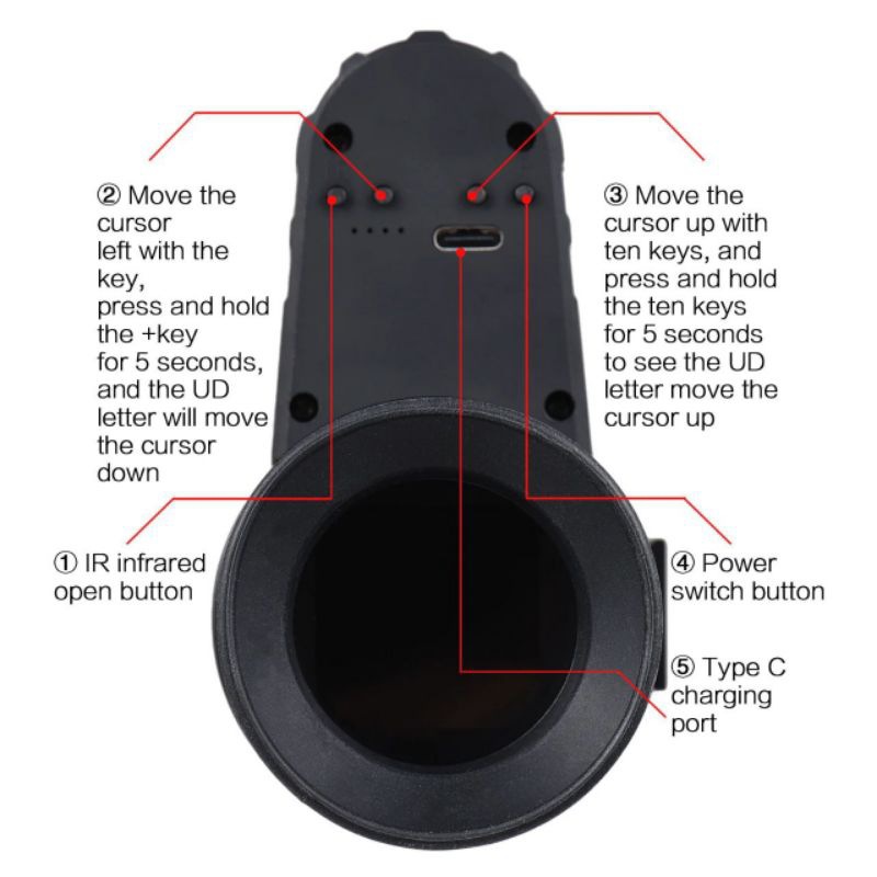 Night Vision Infrared Hunting Scope With Hd Zoom Focus Telescope_voghion.com