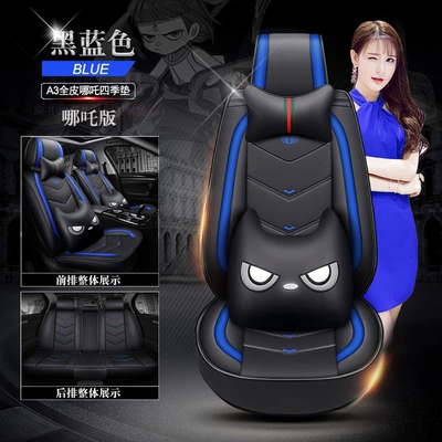 source factory, Universal seat cover - black-blue-standard-version