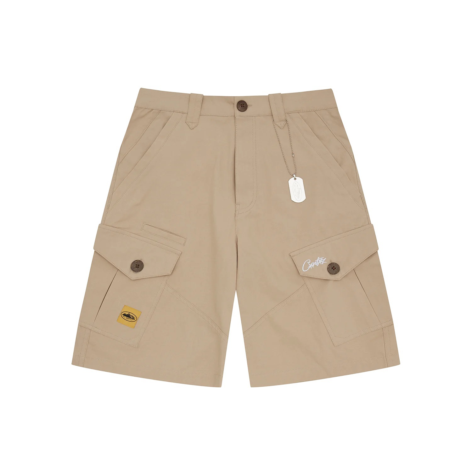 Corteiz Storm Cargo Shorts Beige