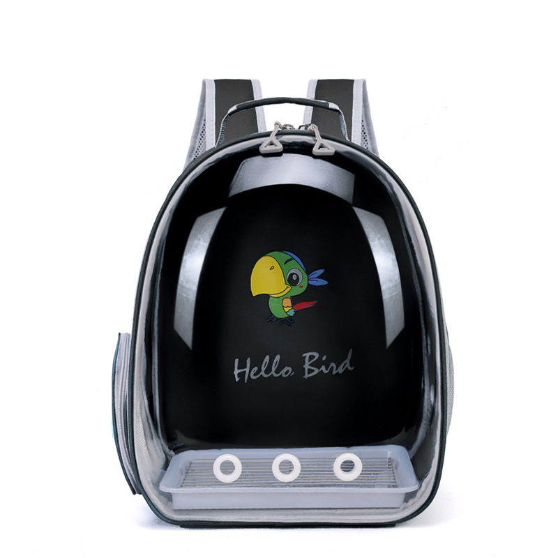Hola novia bolsa de pájaros bolsa de loros bolsa de hombro mochila porosa transpirable portátil máquina de almacenamiento de cenizas piel de tigre de xuanfeng