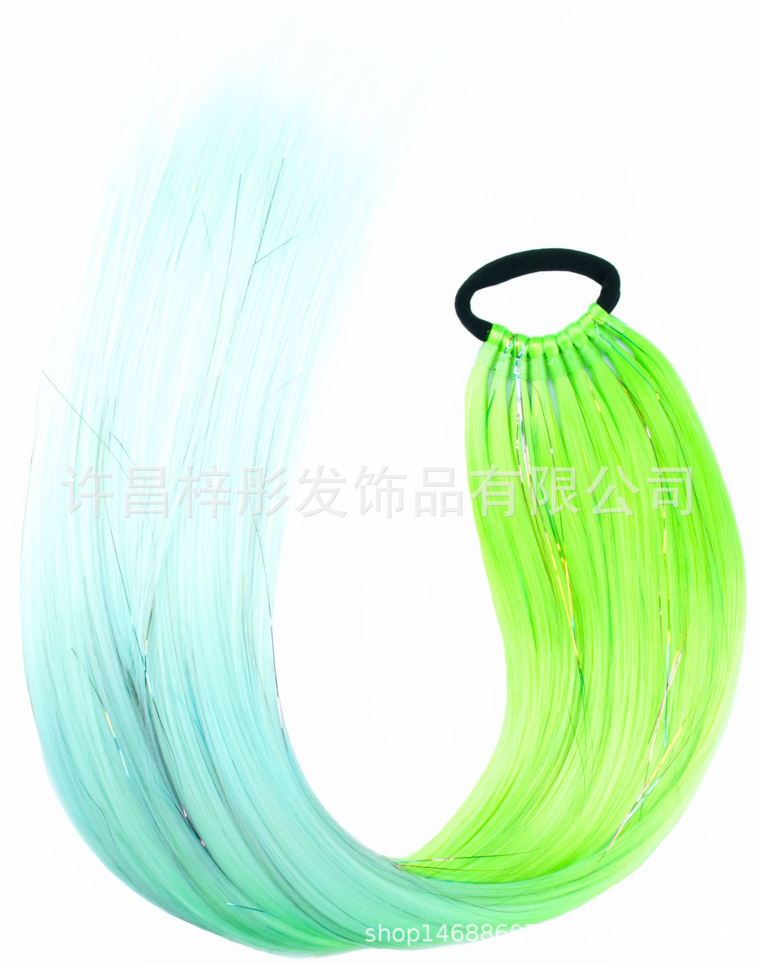 Moda EZ trenza color láser largo caballo cabello peluca color trenza sucia tendencia 9 caballo de oro y plata