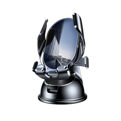 Car phone holder: Navigation Support Frame Mechanical Linkage