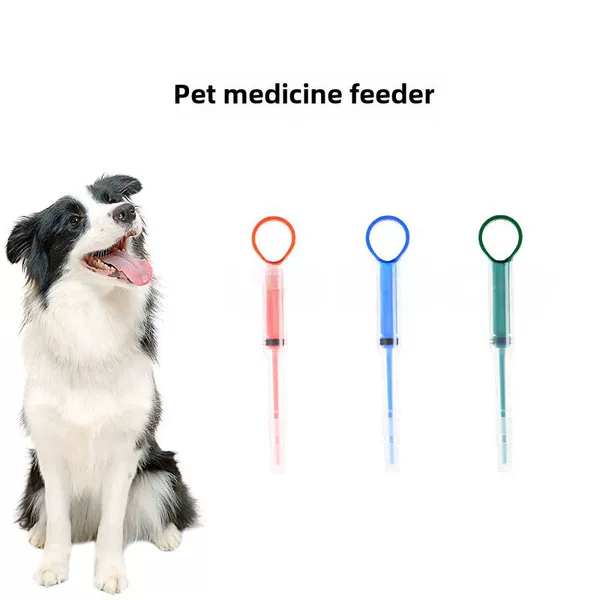 Pet medicine feeder cat tablets needle feeder dog solid-liquid dual-use medicine dispenser wholesale pet supplies