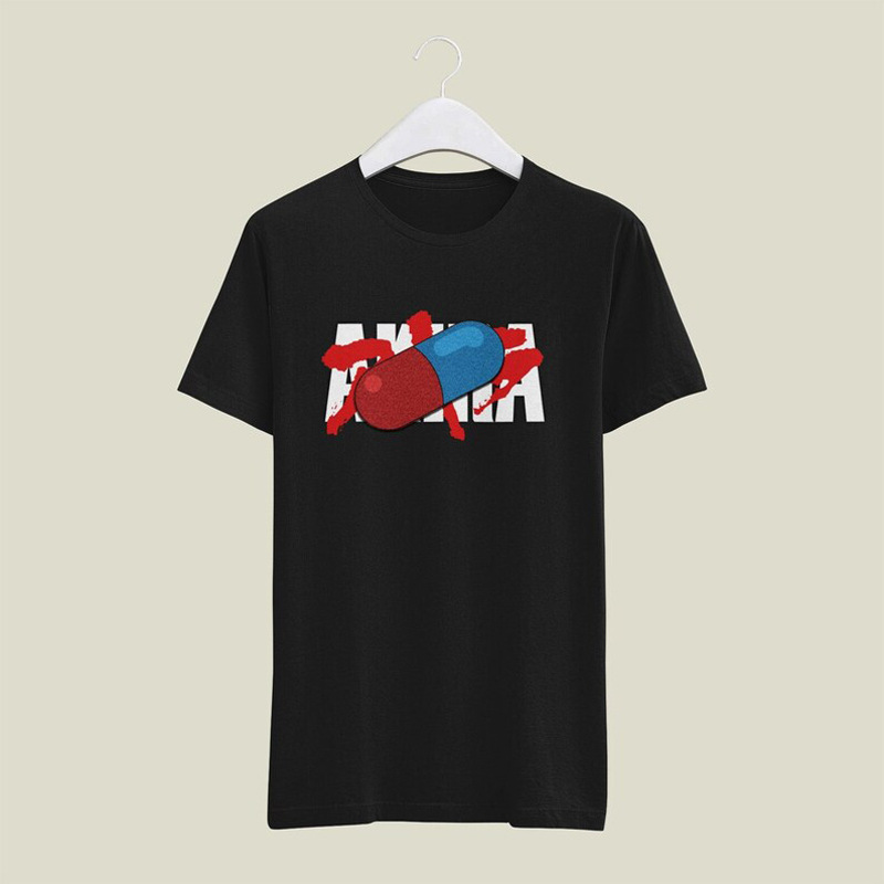 1988年アキーラAKIRAアニメ連名日系レトロ潮牌ヴィンテージ男性綿ゆるいtシャツ