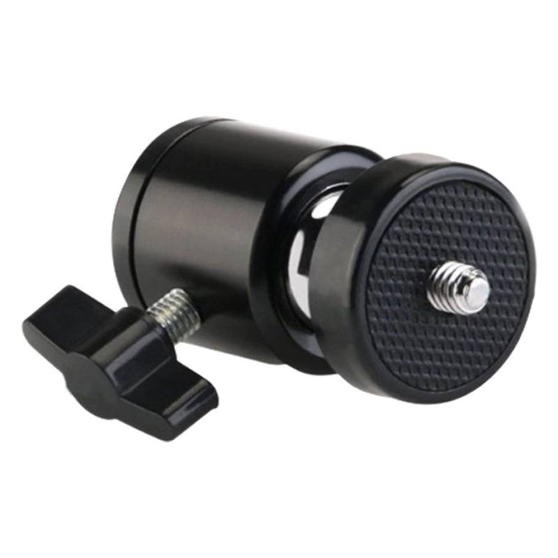 Оптовая Продажа с фабрики металлическая головка штатив металлическая маленькая головка заполняет свет одно отверстие три отверстия сферическая Вращающаяся головка