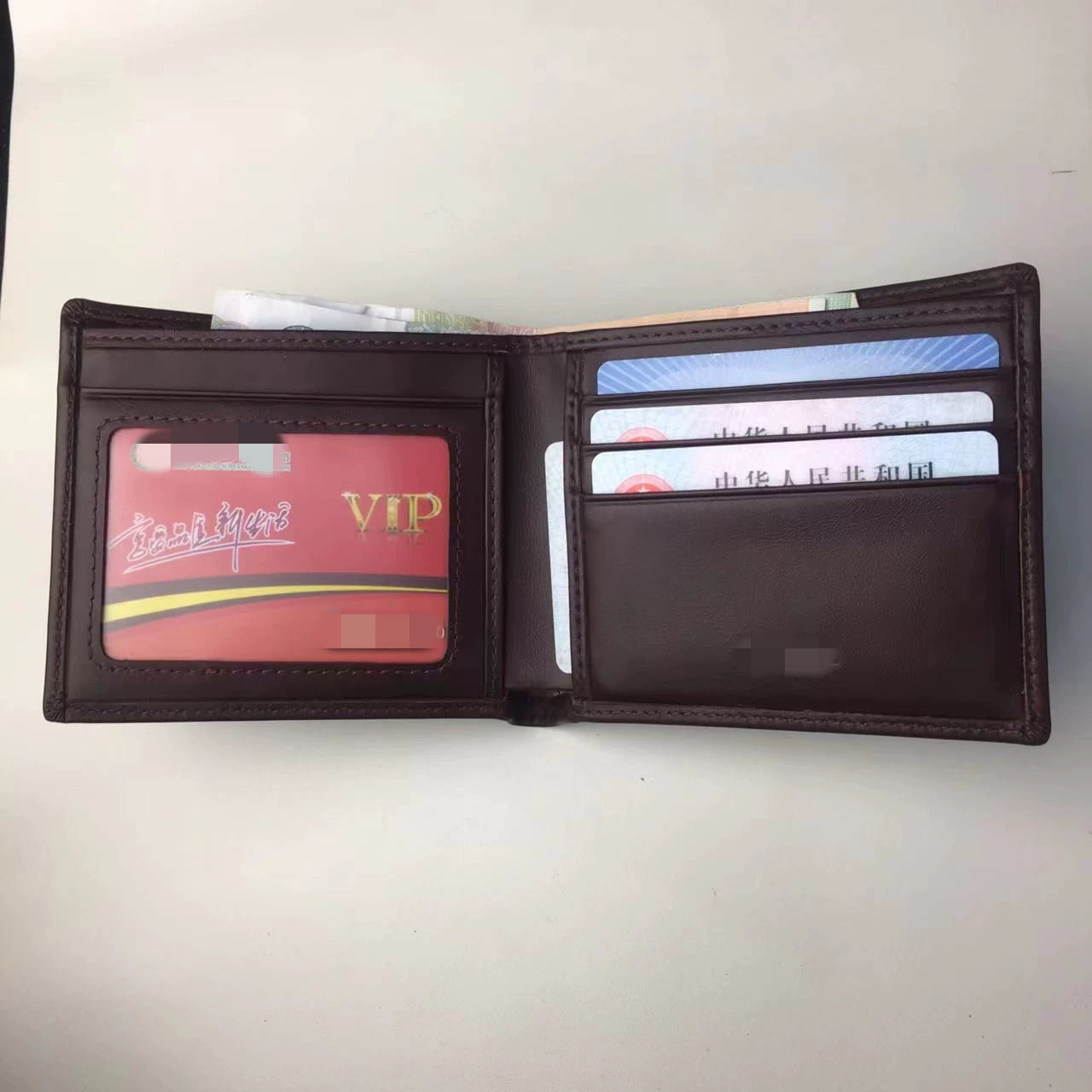 Ультратонкий аутентичный молодежный многофункциональный горизонтальный маленький держатель для карт из натуральной кожи первого слоя, индивидуальный кошелек, мужской короткий кошелек