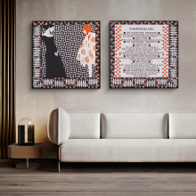 科罗曼·莫塞尔(Koloman Moser)小众文艺客厅挂画美式艺术海报画