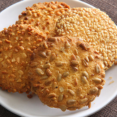 Peanut Brittle, Sesame Crispy Peach Cookies, Roasted Peanuts & Melon Seeds Pancakes, Traditional Pastries, Internet Pop Snacks, Leisure Food, Wholesale