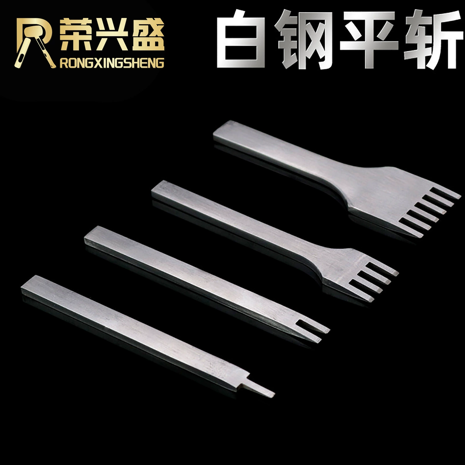 Оптовая Белая Стальная Плоская отрубная японская Кожа художественная резьба по коже кожа DIY инструменты для изготовления кожи расстояние между зубчатыми колесами плоская отрубная