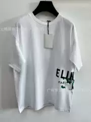C-brand New 25ss High Quality Mercerized Long-Staple Cotton Printed Crew Neck Short Sleeve T-Shirt Unisex Loose Fit